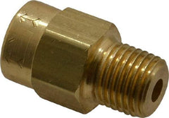 Specialty Mfr - 1/4" Brass Check Valve - Inline, MNPT x FNPT, 2,500 WOG - Americas Industrial Supply