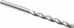 M.A. Ford - #18 150° Solid Carbide Jobber Drill - Bright Finish, Right Hand Cut, Parabolic Flute, Straight Shank, 2-3/4" OAL, Standard Point - Americas Industrial Supply