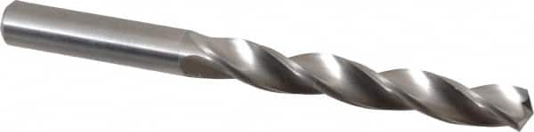 M.A. Ford - 11/32" 150° Solid Carbide Jobber Drill - Bright Finish, Right Hand Cut, Parabolic Flute, Straight Shank, 4" OAL, Standard Point - Americas Industrial Supply