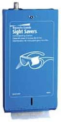 Bausch & Lomb - 8-3/4 Inch Wide x 17-1/2 Inch High x 3-1/2 Inch Deep, Metal Lens Cleaning Station - 1 16 Ounce Capacity Pump, 1,520 Towelettes, Permanent Station - Americas Industrial Supply