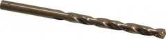 Hertel - 15/64" 135° Cobalt Jobber Drill - Oxide/Gold Finish, Right Hand Cut, Spiral Flute, Straight Shank, 3-7/8" OAL, Split Point - Americas Industrial Supply