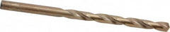 Hertel - #1 135° Cobalt Jobber Drill - Oxide/Gold Finish, Right Hand Cut, Spiral Flute, Straight Shank, 3-7/8" OAL, Split Point - Americas Industrial Supply