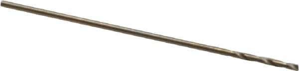 Hertel - #76 135° Cobalt Jobber Drill - Oxide/Gold Finish, Right Hand Cut, Spiral Flute, Straight Shank, 7/8" OAL, Split Point - Americas Industrial Supply