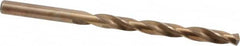 Hertel - Letter D 135° Cobalt Jobber Drill - Oxide/Gold Finish, Right Hand Cut, Spiral Flute, Straight Shank, 4" OAL, Split Point - Americas Industrial Supply