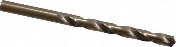 Hertel - Letter I 135° Cobalt Jobber Drill - Oxide/Gold Finish, Right Hand Cut, Spiral Flute, Straight Shank, 4-1/8" OAL, Split Point - Americas Industrial Supply