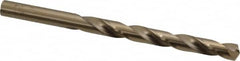 Hertel - Letter O 135° Cobalt Jobber Drill - Oxide/Gold Finish, Right Hand Cut, Spiral Flute, Straight Shank, 4-1/2" OAL, Split Point - Americas Industrial Supply