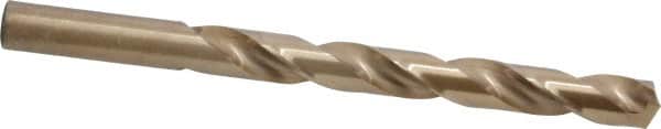 Hertel - Letter Z 135° Cobalt Jobber Drill - Oxide/Gold Finish, Right Hand Cut, Spiral Flute, Straight Shank, Split Point - Americas Industrial Supply