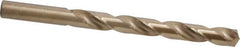 Hertel - Letter Z 135° Cobalt Jobber Drill - Oxide/Gold Finish, Right Hand Cut, Spiral Flute, Straight Shank, Split Point - Americas Industrial Supply