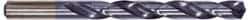 Hertel - 3.1mm 135° Cobalt Jobber Drill - TiAlN Finish, Right Hand Cut, Spiral Flute, Straight Shank, 2-3/4" OAL, Split Point - Americas Industrial Supply