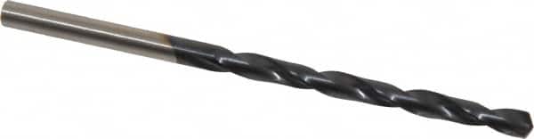 Hertel - 5/32" 135° Cobalt Jobber Drill - TiAlN Finish, Right Hand Cut, Spiral Flute, Straight Shank, 3-1/8" OAL, Split Point - Americas Industrial Supply