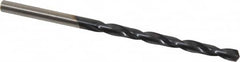 Hertel - 5/32" 135° Cobalt Jobber Drill - TiAlN Finish, Right Hand Cut, Spiral Flute, Straight Shank, 3-1/8" OAL, Split Point - Americas Industrial Supply