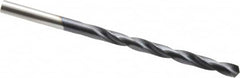 Hertel - #7 135° Cobalt Jobber Drill - TiAlN Finish, Right Hand Cut, Spiral Flute, Straight Shank, 3-5/8" OAL, Split Point - Americas Industrial Supply