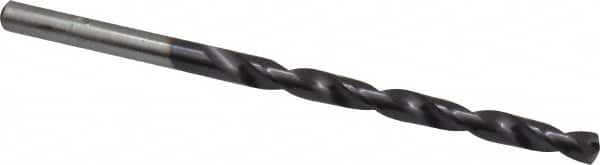 Hertel - #18 135° Cobalt Jobber Drill - TiAlN Finish, Right Hand Cut, Spiral Flute, Straight Shank, 3-1/4" OAL, Split Point - Americas Industrial Supply