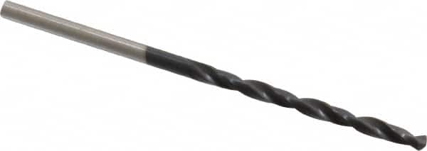 Hertel - #33 135° Cobalt Jobber Drill - TiAlN Finish, Right Hand Cut, Spiral Flute, Straight Shank, 2-5/8" OAL, Split Point - Americas Industrial Supply