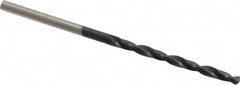 Hertel - #33 135° Cobalt Jobber Drill - TiAlN Finish, Right Hand Cut, Spiral Flute, Straight Shank, 2-5/8" OAL, Split Point - Americas Industrial Supply