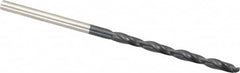 Hertel - #37 135° Cobalt Jobber Drill - TiAlN Finish, Right Hand Cut, Spiral Flute, Straight Shank, 2-1/2" OAL, Split Point - Americas Industrial Supply