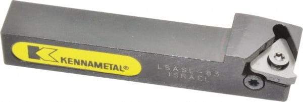 Kennametal - External Thread, Left Hand Cut, 1/2" Shank Width x 1/2" Shank Height Indexable Threading Toolholder - 3-1/4" OAL, LT 16EL Insert Compatibility, LSA Toolholder, Series LT Threading - Americas Industrial Supply