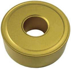 Kennametal - RCMH43 K Grade KC850 Carbide Turning Insert - TiC/TiCN/TiN Finish, Round, 1/2" Inscr Circle, 3/16" Thick - Americas Industrial Supply