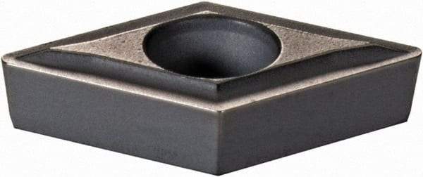 Kennametal - DCMT21.51 LF Grade K313 Carbide Turning Insert - Uncoated, 55° Diamond, 1/4" Inscr Circle, 3/32" Thick, 1/64" Corner Radius - Americas Industrial Supply