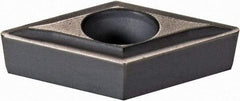 Kennametal - DCMT21.51 LF Grade K313 Carbide Turning Insert - Uncoated, 55° Diamond, 1/4" Inscr Circle, 3/32" Thick, 1/64" Corner Radius - Americas Industrial Supply