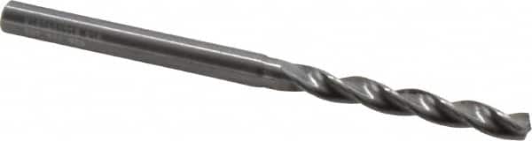 Kennametal - 11/64" 130° Solid Carbide Jobber Drill - Bright Finish, Right Hand Cut, Spiral Flute, Straight Shank, 2.91" OAL, Standard Point - Americas Industrial Supply