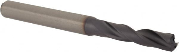 Kennametal - 5mm 140° Spiral Flute Solid Carbide Screw Machine Drill Bit - Americas Industrial Supply