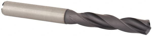 Kennametal - 7.5mm 140° Spiral Flute Solid Carbide Screw Machine Drill Bit - Americas Industrial Supply