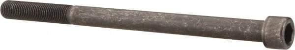 Value Collection - 3/8-24 UNF Hex Socket Drive, Socket Cap Screw - Alloy Steel, Black Oxide Finish, Partially Threaded, 5-1/2" Length Under Head - Americas Industrial Supply