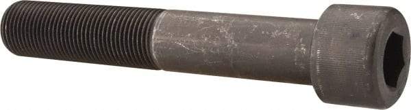 Value Collection - 1-12 UNF Hex Socket Drive, Socket Cap Screw - Alloy Steel, Black Oxide Finish, Partially Threaded, 6" Length Under Head - Americas Industrial Supply