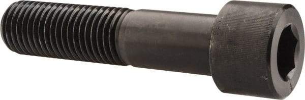 Value Collection - 1-3/8 - 6 UNC Hex Socket Drive, Socket Cap Screw - Alloy Steel, Black Oxide Finish, Partially Threaded, 6" Length Under Head - Americas Industrial Supply
