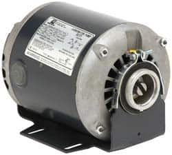 US Motors - 1/2 hp, ODP Enclosure, Auto Thermal Protection, 1,725 RPM, 120/240 Volt, 60/50 Hz, Single Phase Split Phase Motor - Size 48 Frame, Cradle Mount, 1 Speed, Sleeve Bearings, 7.5/3.6 Full Load Amps, B Class Insulation, Reversible - Americas Industrial Supply