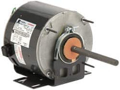 US Motors - 1/2 hp, ODP Enclosure, Auto Thermal Protection, 1,075 RPM, 230 Volt, 60 Hz, Single Phase Permanent Split Capacitor (PSC) Motor - Size 48Z Frame, Cradle Mount, 1 Speed, Ball Bearings, 3.1 Full Load Amps, B Class Insulation, Reversible - Americas Industrial Supply