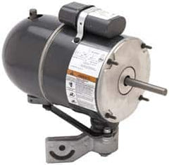 US Motors - 1/4 hp, TEAO Enclosure, Auto Thermal Protection, 1,100 RPM, 115 Volt, 60 Hz, Single Phase Permanent Split Capacitor (PSC) Motor - Size 48Y Frame, Yoke Mount, 2 Speed, Ball Bearings, 2.5 Full Load Amps, B Class Insulation, CCW Lead End - Americas Industrial Supply