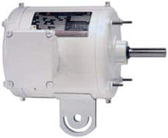 US Motors - 1/3 hp, TEAO Enclosure, Auto Thermal Protection, 1,700 RPM, 115/230 Volt, 60 Hz, Single Phase Permanent Split Capacitor (PSC) Motor - Size 56YZ Frame, Yoke Mount, 1 Speed, Ball Bearings, 4.4/2.2 Full Load Amps, F Class Insulation, Reversible - Americas Industrial Supply