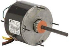 US Motors - 1/10 hp, TEAO Enclosure, Auto Thermal Protection, 825 RPM, 208-230 Volt, 60 Hz, Single Phase Permanent Split Capacitor (PSC) Motor - Size 48Y Frame, Stud/Band Mount, 1 Speed, Sleeve Bearings, 1 Full Load Amps, B Class Insulation, Reversible - Americas Industrial Supply