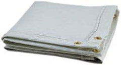 Steiner - 10' High x 8' Wide Uncoated Fiberglass Welding Blanket - White, Grommet - Americas Industrial Supply