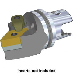 Kennametal - Neutral Cut, Size KM32, DN.. Insert Compatiblity, Modular Turning & Profiling Cutting Unit Head - 40mm Head Length, Through Coolant, Series M-Clamping - Americas Industrial Supply