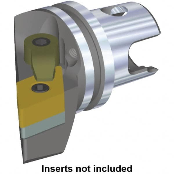 Kennametal - Left Hand Cut, Size KM32, DN.. Insert Compatiblity, Modular Turning & Profiling Cutting Unit Head - 22mm Ctr to Cutting Edge, 35mm Head Length, Through Coolant, Series M-Clamping - Americas Industrial Supply