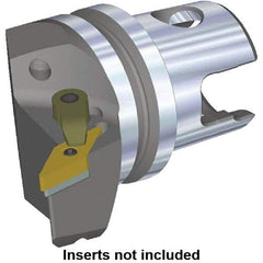 Kennametal - Left Hand Cut, Size KM32, VN.. Insert Compatiblity, External Modular Turning & Profiling Cutting Unit Head - 22mm Ctr to Cutting Edge, 40mm Head Length, Through Coolant, Series Kenloc - Americas Industrial Supply