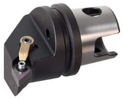 Kennametal - Left Hand Cut, Size KM32, DN.. Insert Compatiblity, External Modular Turning & Profiling Cutting Unit Head - 22mm Ctr to Cutting Edge, 35mm Head Length, Through Coolant, Series Kenloc - Americas Industrial Supply