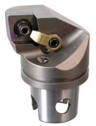 Kennametal - Right Hand Cut, Size KM80, CN.. Insert Compatiblity, Internal Modular Turning & Profiling Cutting Unit Head - 53mm Ctr to Cutting Edge, 70mm Head Length, Through Coolant, Series Kenloc - Americas Industrial Supply