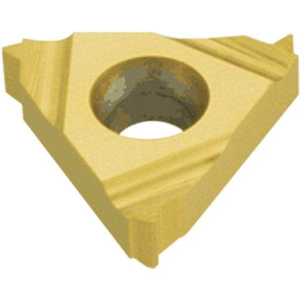 Iscar - 16IL Internal Left Hand 14 NPT Laydown Threading Insert - Grade IC908, TiAlN Coated Carbide, 9.53mm Inscribed Circle - Americas Industrial Supply