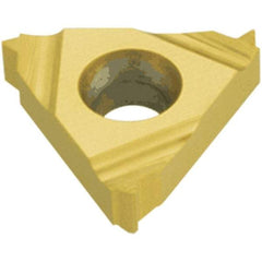 Iscar - 16IL Internal Left Hand 14 NPT Laydown Threading Insert - Grade IC908, TiAlN Coated Carbide, 9.53mm Inscribed Circle - Americas Industrial Supply
