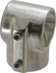 Hollaender - 1-1/4" Pipe, Tee-E, Aluminum Alloy Tee Pipe Rail Fitting - Bright Finish - Americas Industrial Supply
