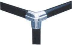 Hollaender - 3/4" Pipe, Side Outlet Elbow, Aluminum Alloy Elbow Pipe Rail Fitting - Bright Finish - Americas Industrial Supply