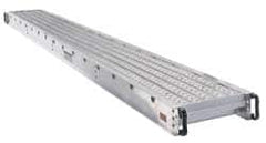 16 Ft. Long x 28 Inches Wide Aluminum Stage 750 Lbs. Load Limit, 6 Inches Deep x 2 Inch Flange Side Rail
