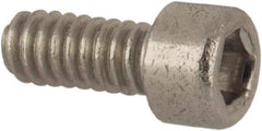 Value Collection - #1-64 UNC Hex Socket Drive, Socket Cap Screw - Grade 18-8 & Austenitic A2 Stainless Steel, Fully Threaded, 3/16" Length Under Head - Americas Industrial Supply