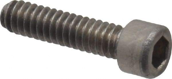 Value Collection - #1-64 UNC Hex Socket Drive, Socket Cap Screw - Grade 18-8 & Austenitic A2 Stainless Steel, Fully Threaded, 5/16" Length Under Head - Americas Industrial Supply