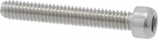 Value Collection - #1-72 UNF Hex Socket Drive, Socket Cap Screw - Grade 18-8 & Austenitic A2 Stainless Steel, Fully Threaded, 1/2" Length Under Head - Americas Industrial Supply