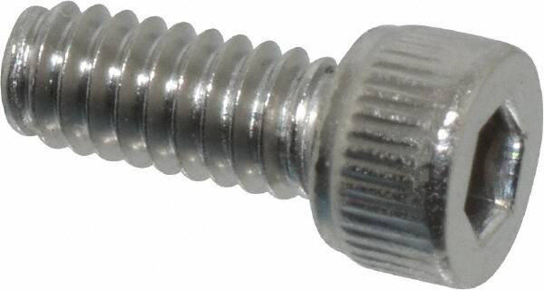 Value Collection - #5-40 UNC Hex Socket Drive, Socket Cap Screw - Grade 18-8 & Austenitic A2 Stainless Steel, Fully Threaded, 5/16" Length Under Head - Americas Industrial Supply